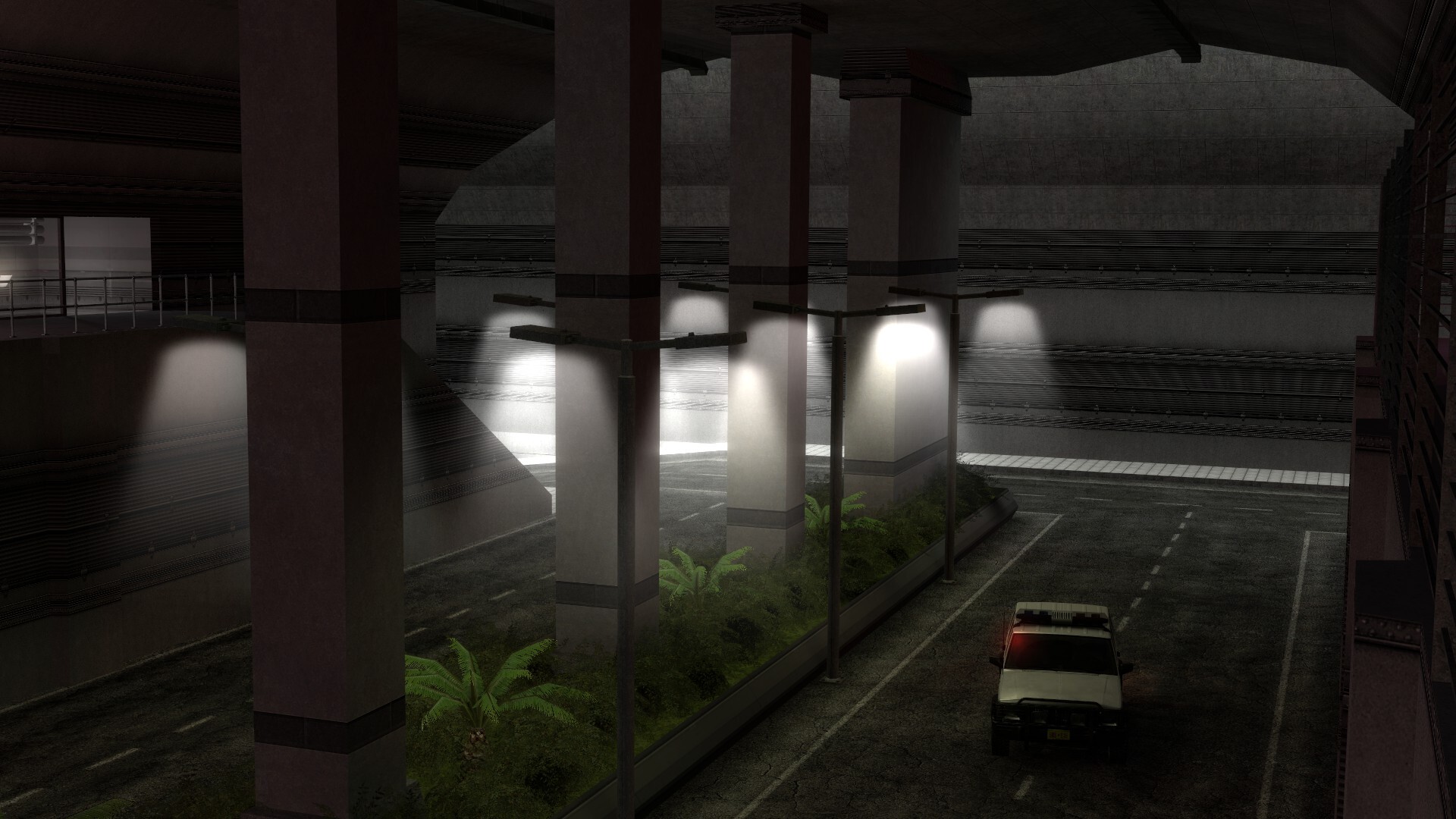 SCP facility underground tunnel